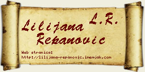 Lilijana Repanović vizit kartica